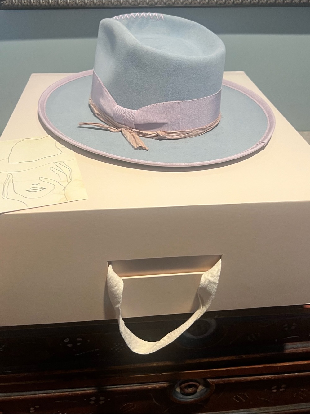Teressa Foglia Aquatta Hat - Sz 7 - New in Box - Picture 6 of 14